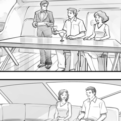 絵コンテモノクロ