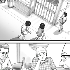 絵コンテモノクロ