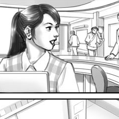 絵コンテモノクロ