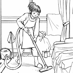 絵コンテモノクロ