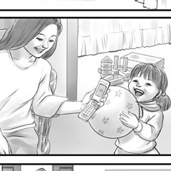 絵コンテモノクロ