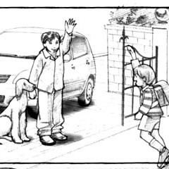 絵コンテモノクロ